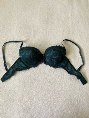 Daisy Fuentes Emerald Lace Push-Up Bra